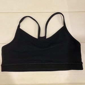 Lululemon flow y nulu bra black 6